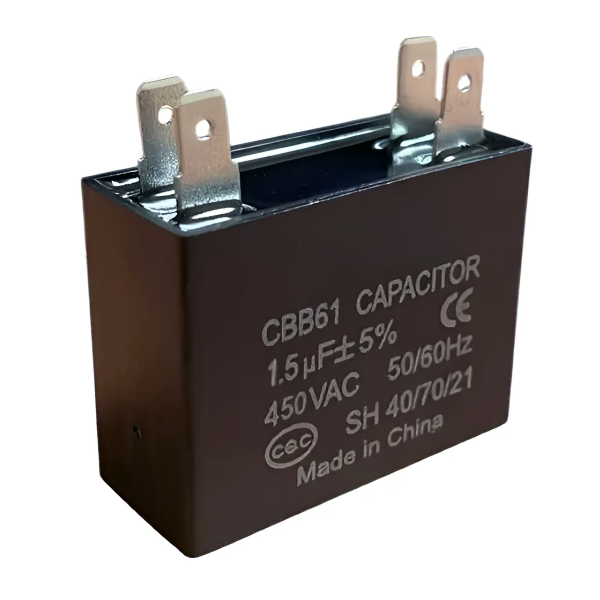 Producto - Capacitor 1.5uF - 450VAC Para Motor Ventilador/Aire Acondicionado