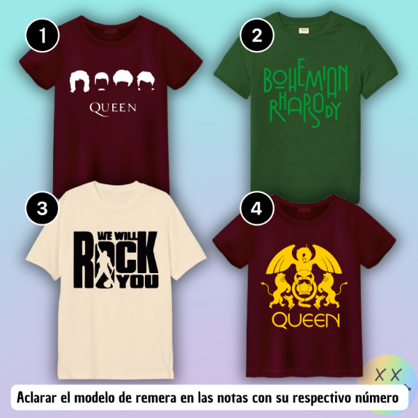 Producto - Remeras Queen #1