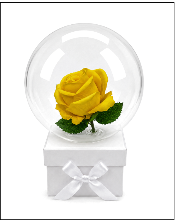 Producto - MINI BOX ROSA ENCAPSULADA CON CHOCOLATES - 0