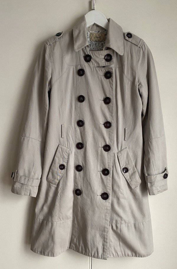Producto - Trench de gabardina Talle S