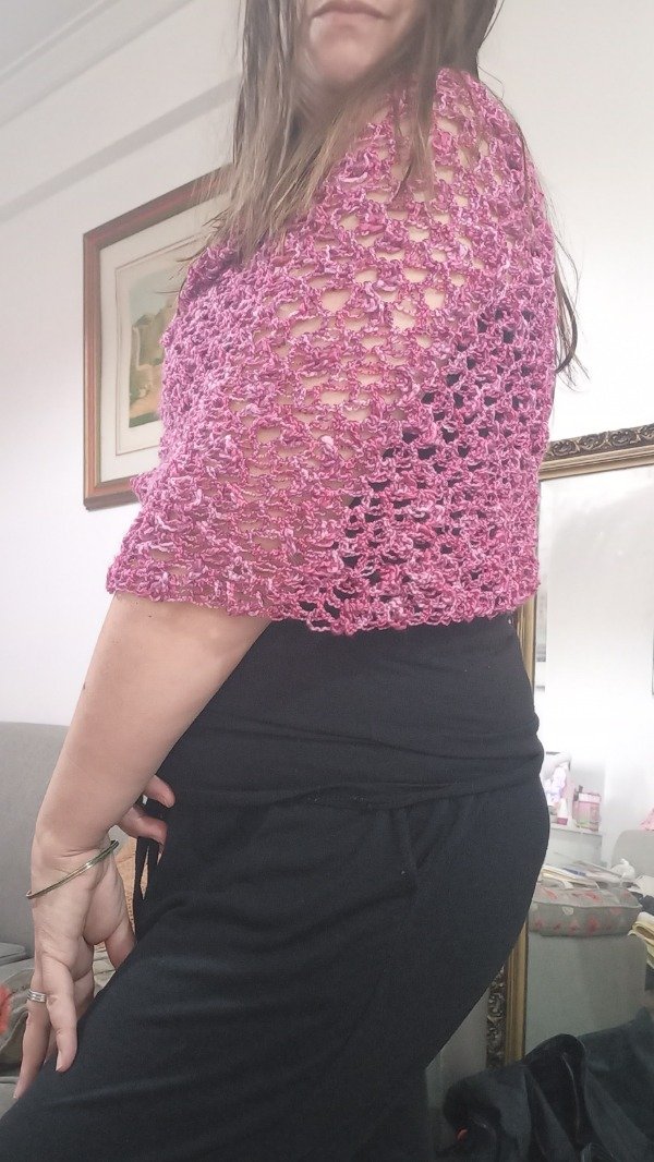 Producto - REBOZO TEJEDORA COQUETTE fucsia