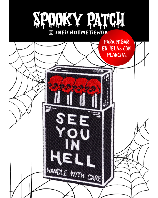 Producto - PATCH SEE YOU IN HELL