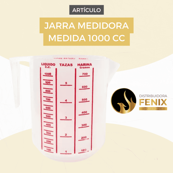 Producto - Jarra medidora plástica 1 litro