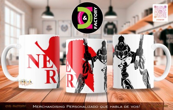 Producto - Taza - Anime - Neon Genesis Evangelion - TZ-RT-BL-11OZ-130-ANM-NGE