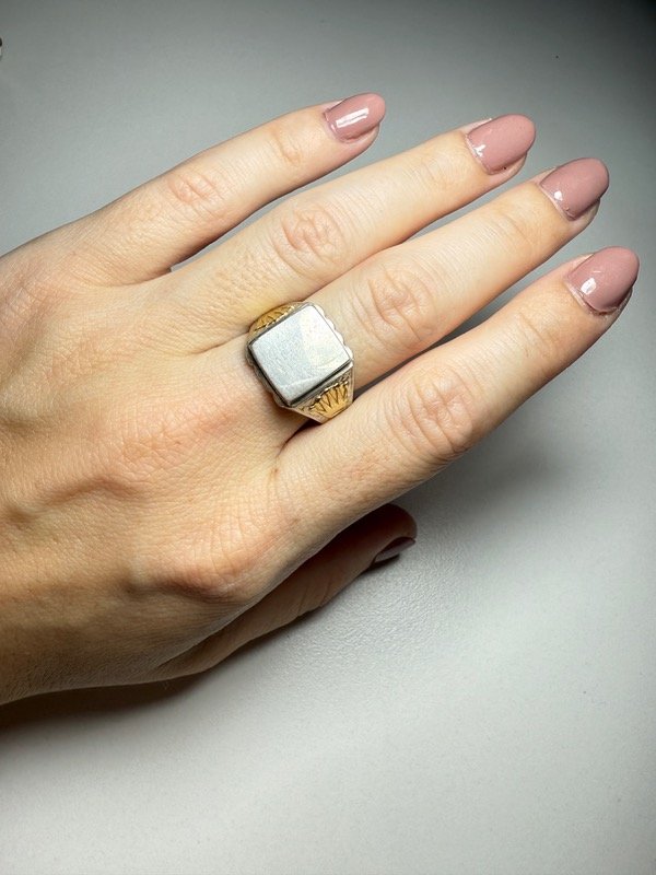 Producto - Plata y oro con corona - 1
