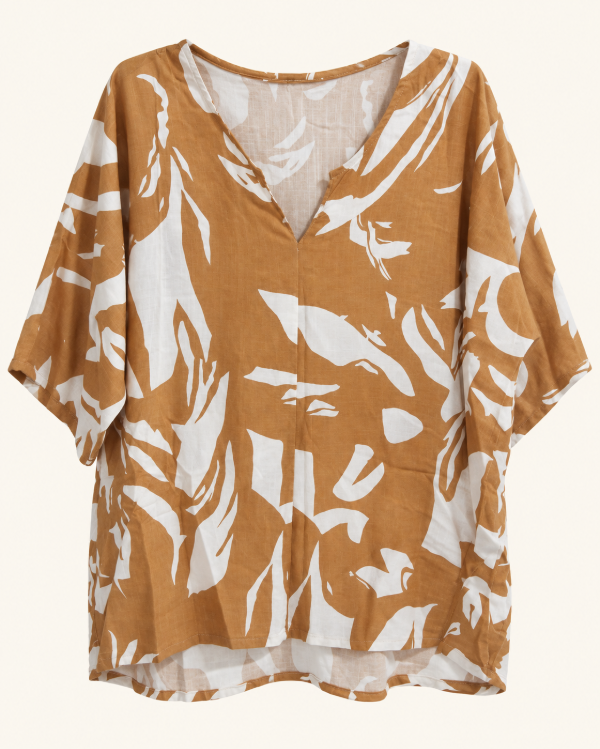Producto - Blusa Lino Elastizado Manga 3/4 - 3
