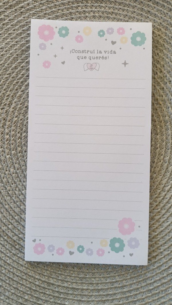 Producto - Bloc de notas flores