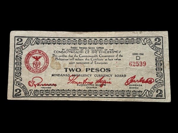Producto - Filipinas - Mindanao (1944) 2 Pesos - Ocupación Japonesa