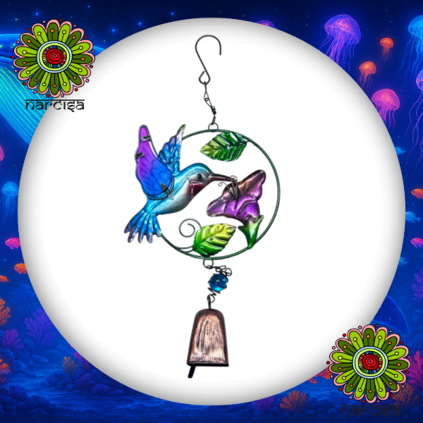 Producto - Movil Colibrí con flor