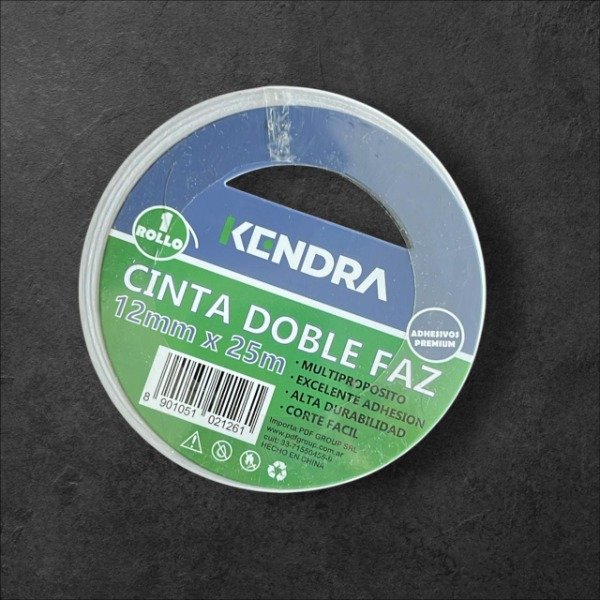 Producto - Cinta doble faz Kendra 12mm x25mts