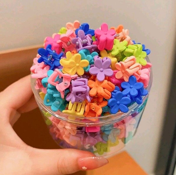 Producto - Set de broches mini flor de colores