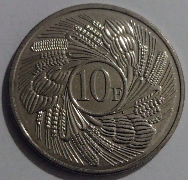 Producto - Burundi 10 francos 2011