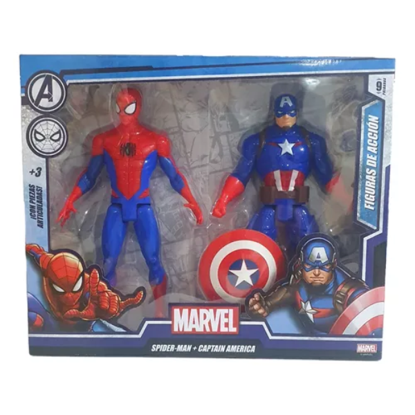 Producto - Spiderman y Capitan America - Figura X2