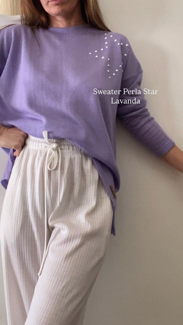 Producto - Sweater Perlas Lavanda
