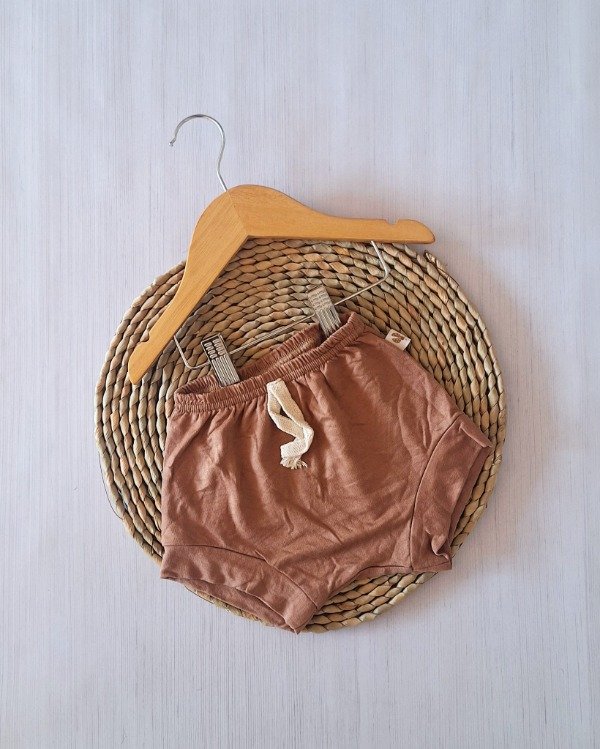 Producto - Short Pañalero Jersey Chocolate