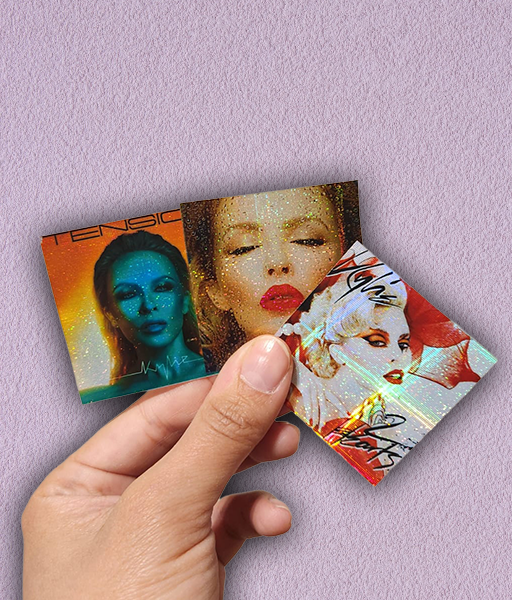 Producto - STICKER HOLOGRÁFICO- KYLIE MINOGUE COMBO #2