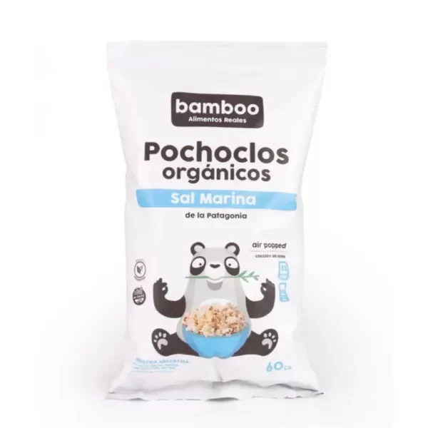 Producto - Pochoclos Orgánicos con Sal Marina Bamboo 80gr