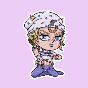 Producto - Stickers en Vinilo - Jojos - Johnny