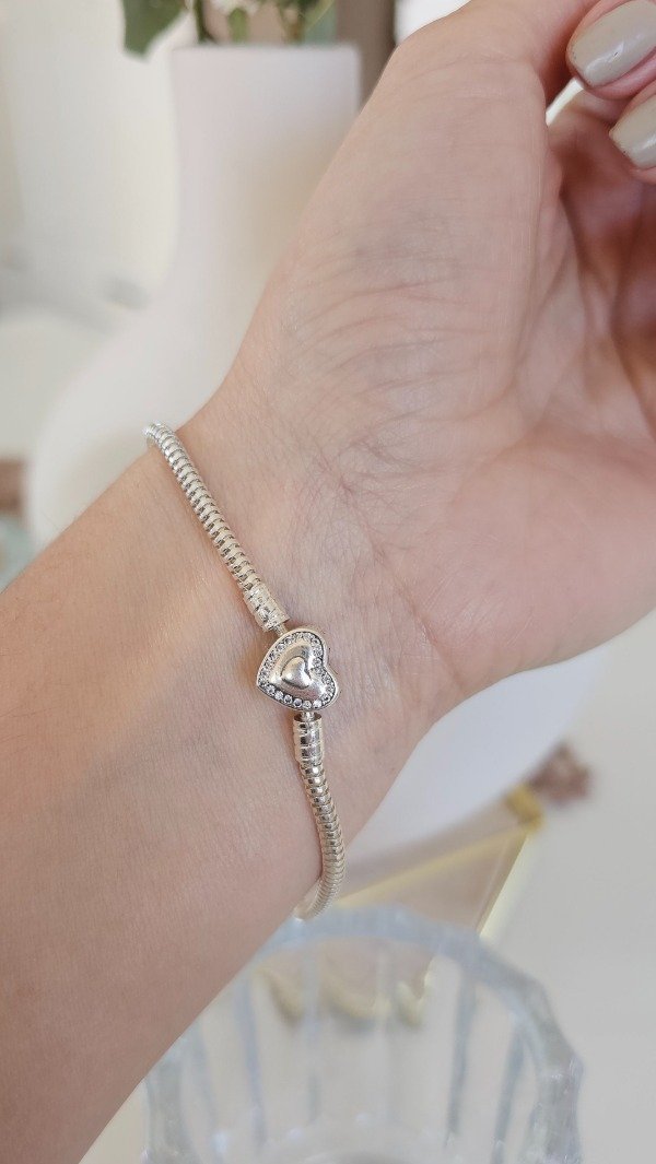 Producto - Pulsera Pandora 19,5 cm. Plata