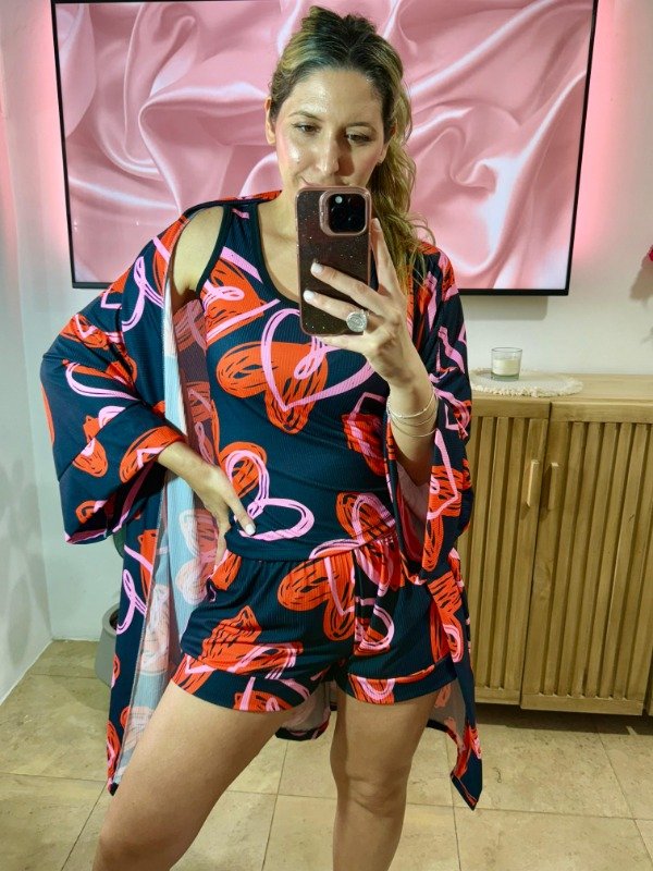 Producto - Morley corazones negros con rojo