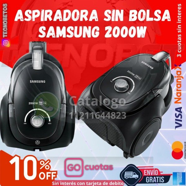 Producto - ASPIRADORA SIN BOLSA SAMSUNG 2000W