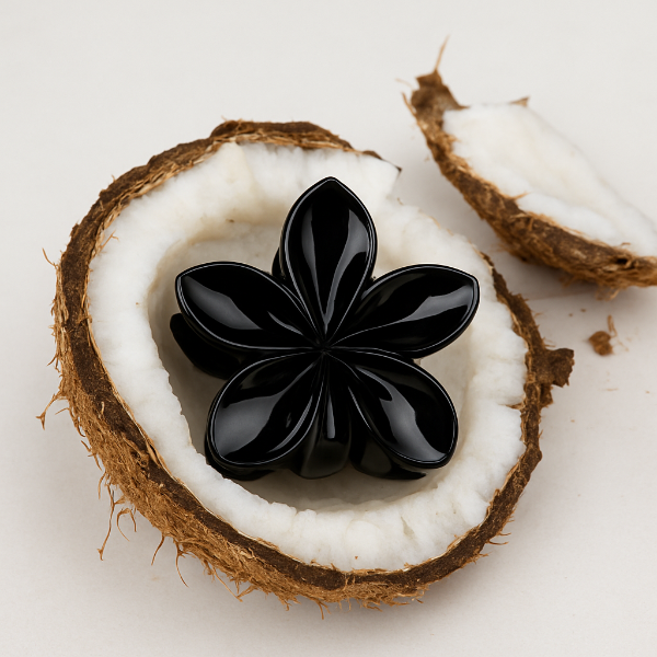 Producto - Broche hawaiano total black
