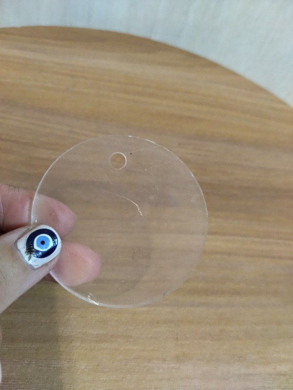 Producto - Círculo Acrílico 6cm x2mm x10 unid