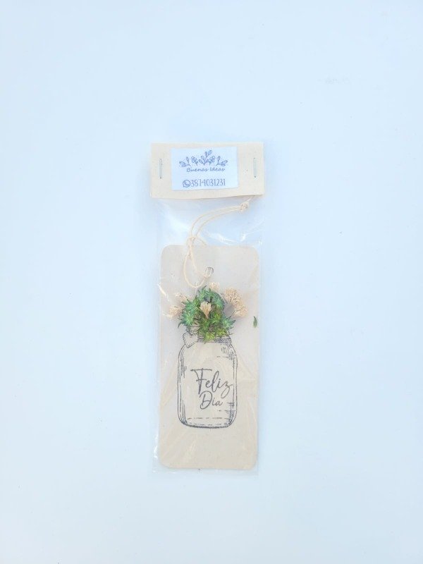 Producto - Tags con flores seca