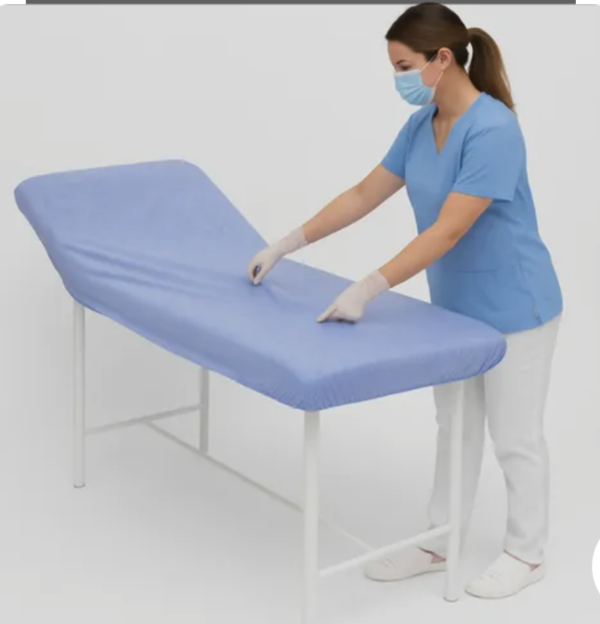 Producto - CUBRE CAMILLAS C/TIRAS O ELAST. 0.80X2 MTS 30 GRS X 1UNID. KRATEC