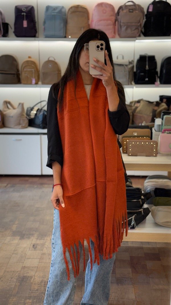 Producto - Bufandón Nube - Terracota