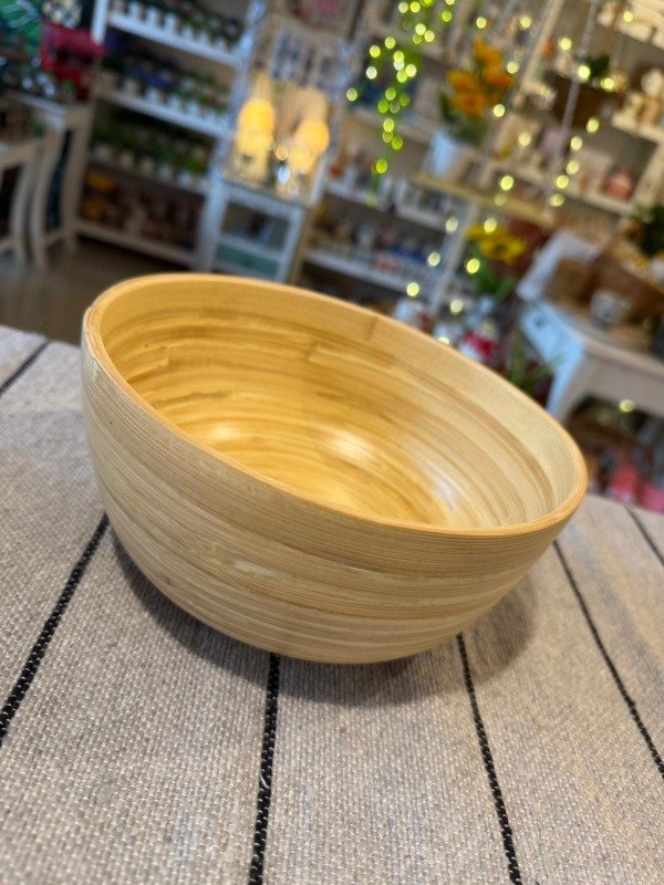 Producto - Bowl mediano Línea bamboo claro -(Efectivo: 23.120)