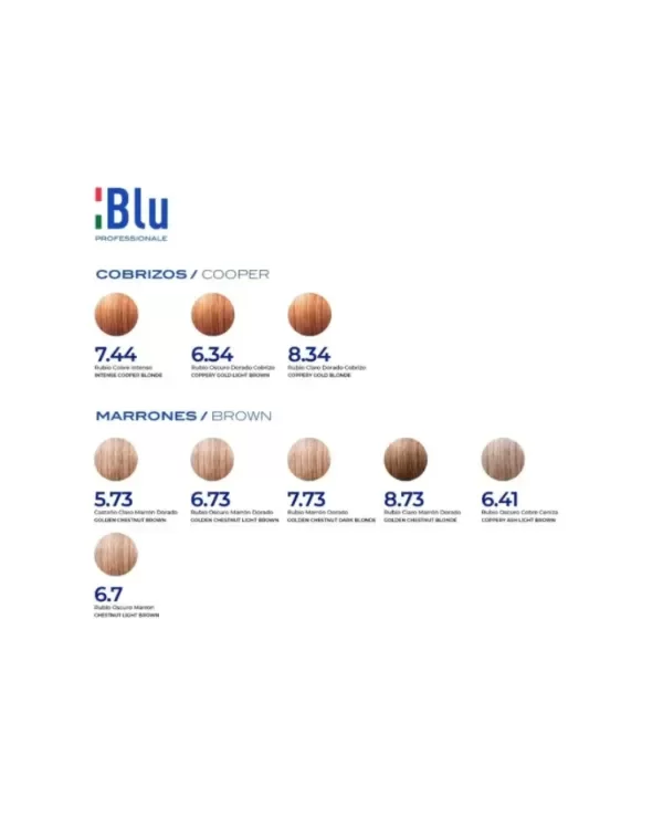 Producto - Coloración capilar BLU, 60 grs. c/u. - 6