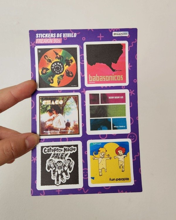 Producto - Plancha de Stickers "Freakin 90s" - 0