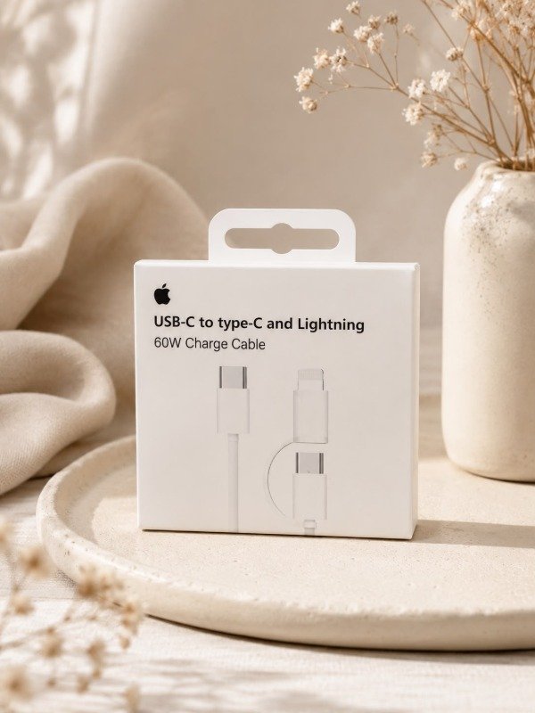 Producto - Cable c-c con adaptador a lightning 60w