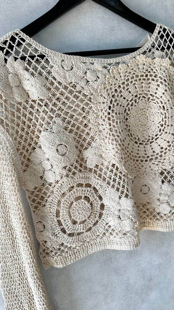 Producto - Top de crochet Zara TS - 8