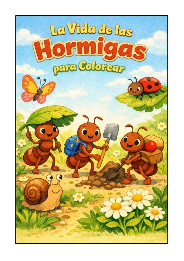Producto - La Vida de las Hormigas - Libro para Colorear
