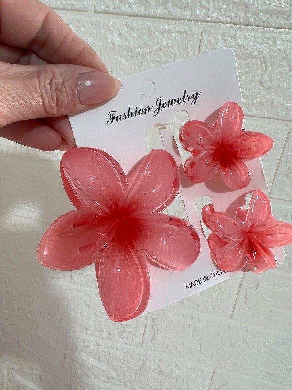 Producto - Set de broches para el Cabello - Diseño de Flores - 3
