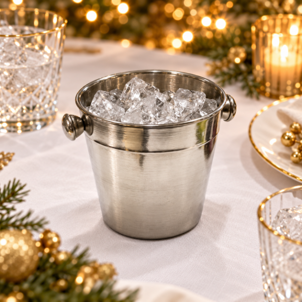 Producto - HIELERA CON ASAS DE ACERO INOX 12 CM X 11CM - 3