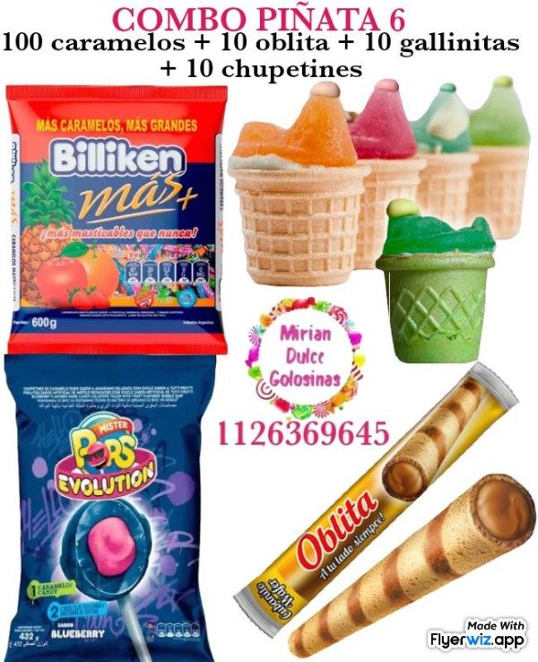 Producto - Combo piñata 6