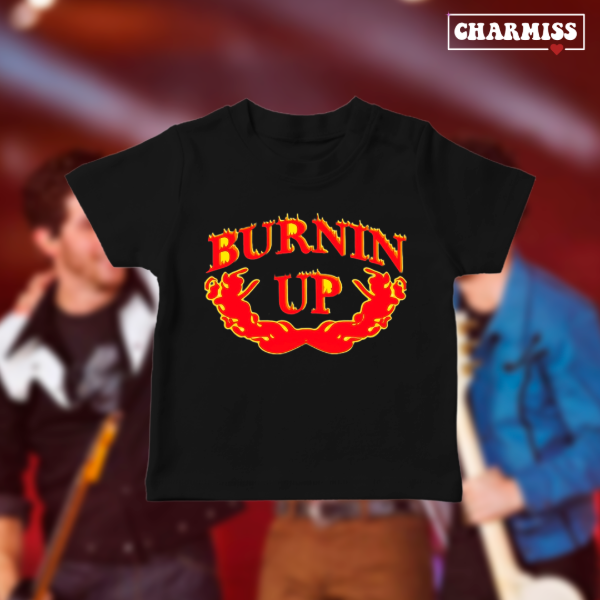 Baby tee Burnin up