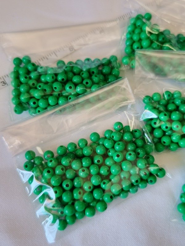 Producto - Bolitas verde 6 mm - 5