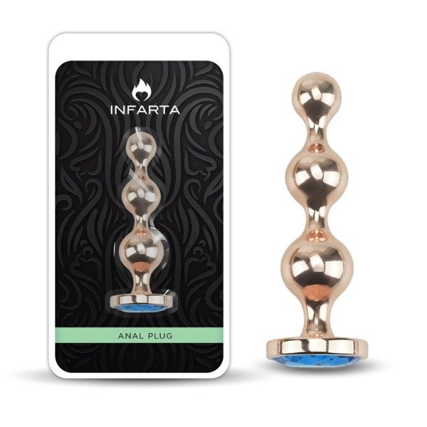 Producto - Anal Plug Orion Metal Small Blue Dark