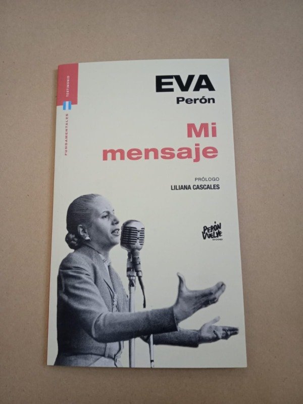 Producto - Mi mensaje - Eva Perón - Perón vuelve 2026 - 0