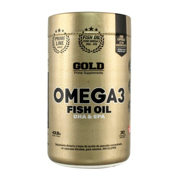 Producto - Omega 3 Fish Oil 30 Capsulas Blandas Gold Nutrition Sin Tacc