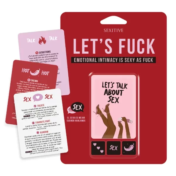 Producto - Lets Fuck, juego de cartas + dados
