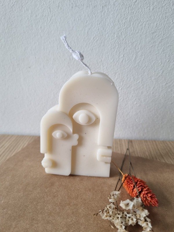 Producto - Vela rostro abstractos