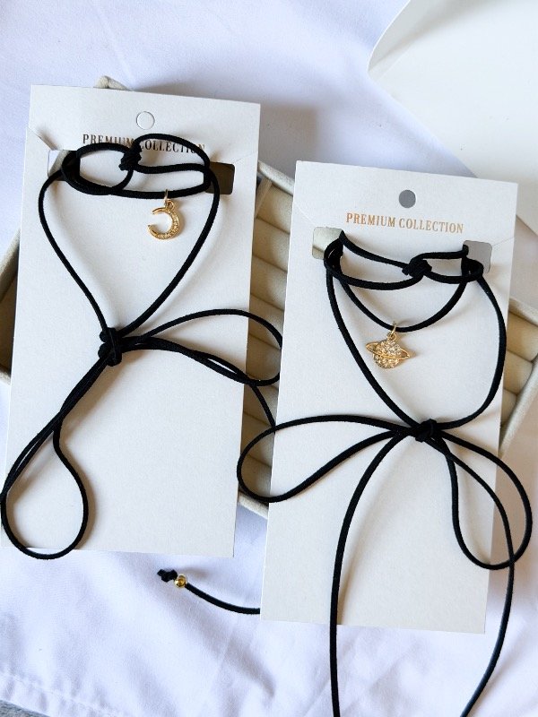 Producto - Choker dije dorado con stras 2-elegir modelo