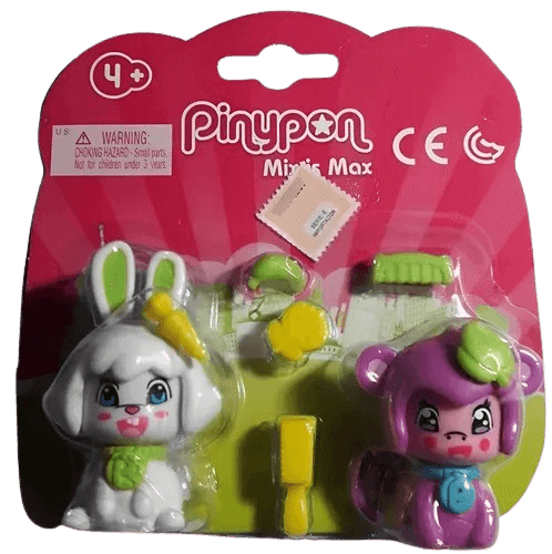 Producto - Pinypon Mascotas Mix Y Max Conejo y Mono