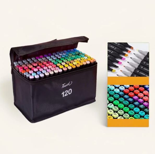 Producto - Marcadores Doble Punta Estuche X 120