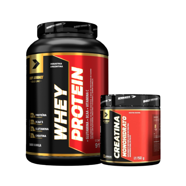 Producto - COMBO BODY ADVANCE - WHEY PROTEIN 910 GRS. + CREATINA 150 GRS.